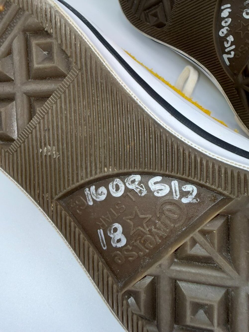 Converse One Star Suede Sneakers Yellow Gold Men's Size 6.5 Low Top - Picture 9 of 10